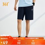 361°短裤夏季男休闲裤男跑步宽松户外健身运动裤五分裤652124711-2