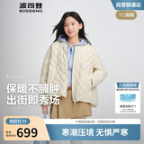波司登25年羽绒服女士秋90绒轻薄棒球领宽松短款内胆时尚百搭外套