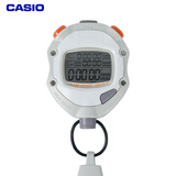 卡西欧（CASIO）卡西欧电子秒表计时器时间管理运动计时器专业田径游泳学校体育比赛运动200道秒表 白HS-70W-8PF