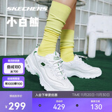 斯凯奇小白熊|女鞋秋冬季透气小白鞋增高复古老爹鞋运动鞋11931