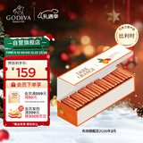 歌帝梵（GODIVA）香橙黑巧克力21片装110g 休闲零食 生日礼物送女友 健康黑巧