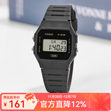 卡西欧手表 时尚简约复古小方块 潮流运动百搭电子表学生表考试表 F-91WB-8A