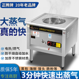 正腾蒸包炉商用蒸炉燃气蒸包子机全自动蒸汽炉馒头机电热蒸炉燃气带风机方管蒸包炉快速无风机蒸包炉 燃气方管单孔【电气并用】