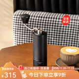 泰摩栗子C手摇磨豆机 家用手动咖啡豆研磨机 磨豆器礼物 C3ESP-曜石黑【全能刻度微调版】