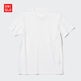 优衣库男装女装情侣百变T快干圆领T恤短袖素色T恤打底衫475358 455357/00白色 3XL
