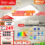 美的（Midea）客厅灯大灯全光谱护眼led吸顶灯现代简约140瓦客厅智控A1包安装