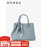 红谷女包单肩包女手提包包牛皮斜挎包丝巾搭配戴妃包 生日礼物送女友