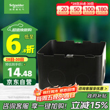 施耐德电气 地插底盒 地面插座底盒 地板插座暗盒 M225B 