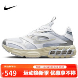 耐克NIKE女跑步鞋缓震ZOOM AIR FIRE低帮运动鞋FD9860-001银灰/白37.5