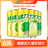 绿力台湾果汁饮料水蜜桃红芭乐番石榴柠檬维c水果味饮品露营小聚果汁 【番石榴汁】490ml*6罐