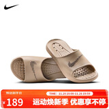 耐克（NIKE）男子运动拖鞋VICTORI ONE 运动鞋 CZ5478-200 棕色  41