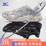 美津浓（MIZUNO）【RACER S 1.0】软底轻便运动跑步鞋男女同款缓震透气休闲慢跑鞋 18/脏脏银 38 (240mm)