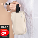 POLO手拿包男士多功能手机包旅行手包男女化妆包洗漱收纳包手提工具包