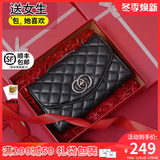 viney新款斜挎包包女包牛皮链条包轻奢单肩包生日礼物送女友老婆 【黑色定制礼盒】高级感实用洋气品牌小方包