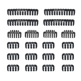 尘土 Mod电脑电源模组延长线彩色 显卡主板电源延长线电源模组延长线主板CPU显卡通用电源供电延长线 模组线材理线器【20个装 OD2.1-2.4mm】 30CM