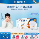 碧然德 【孙颖莎推荐】家用净水壶 滤水壶滤芯 MAXTRA+LE 去水垢专家版滤芯 Maxtra专家版滤芯【6芯】