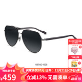 海伦凯勒（HELEN KELLER） 太阳镜男眼镜男圆脸儒雅开车偏光墨镜长脸炫彩蛤蟆镜H8960 H28深灰渐进（偏光）