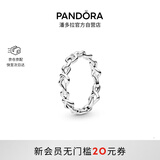 潘多拉（PANDORA）[新年礼物]时刻绳结戒指现代符号梦幻优雅