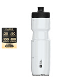 迪卡侬山地车公路骑行水杯便携健身运动自行车户外骑行水壶 800ml快出水系列骑行水壶 透明色