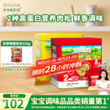 爷爷的农场高蛋白猪肉松牛肉酥50g*2儿童拌饭料辅食零食小袋装