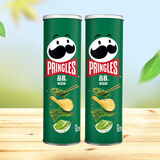 品客（Pringles）薯片桶装罐装休闲零食办公室零食膨化食品海苔味110g*2罐