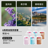 国际香氛（IAA）香薰机精油香薰室内卧室睡眠香氛空气清新剂厕所补充液小白系列 精油小礼包*6瓶（可备注香型）