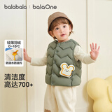 巴拉巴拉宝宝童装羽绒服马甲外穿2025冬装宝宝背心加厚保暖萌209425101201