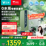 云米（VIOMI）净水器 母婴级直饮鲜活泉1200G家用ro反渗透 0陈水出水0阻垢剂 纯水厨下式净水机净饮机 国家补贴 
