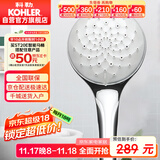 科勒（KOHLER）花洒单喷头 手持花洒氧沐【三功能】手持花洒K-R99063T-CP银色