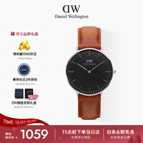 丹尼尔惠灵顿（DanielWellington）DW手表男女情侣手表36mm时尚欧美表石英手表生日礼物DW144