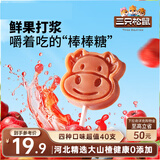 三只松鼠棒棒山楂40支400g原味蓝莓陈皮 蜜饯果干棒棒糖儿童零食健康