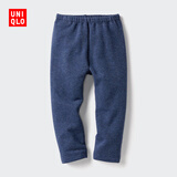 优衣库婴幼儿宝宝摇粒绒紧身裤打底裤内里加绒裤478432 478432/68深蓝色 90
