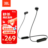 JBL TUNE 135BT蓝牙无线耳机 颈挂式运动耳机 无线立体声耳机 黑色