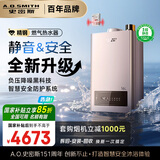 史密斯（A.O.SMITH）16升精钢燃气热水器 国家补贴 1级静音认证 安全守护 JSQ31-EDQ6 新品