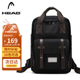 海德（HEAD）背包女大容量双肩包男15.6英寸笔记本电脑包旅行包国家地理书包