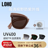 LOHO折叠墨镜女2025高级感太阳镜男偏光开车防晒防紫外线超轻gm眼镜