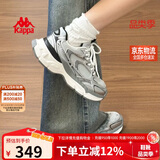 卡帕（Kappa）女鞋增高老爹鞋子女款秋季厚底跑步鞋休闲运动慢跑鞋女 奥运灰 36