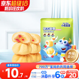 小鹿蓝蓝软心曲奇牛奶蔓越莓味 宝宝儿童零食美味夹心饼干 100g