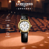 浪琴（LONGINES）瑞士手表 时尚系列 机械皮带女表L43212112