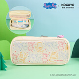 国誉（KOKUYO）小猪佩奇联名系列可扩容笔袋大容量文具盒收纳袋 黄色 1个 WSG-PC7M122-1