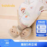 巴拉巴拉balaOne宝宝地板袜防滑点胶冬加绒婴幼儿保暖袜学步209425172203
