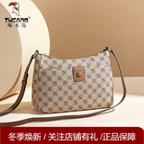 啄木鸟（TUCANO）包包女经典印花单肩腋下包轻奢妈妈包中婆婆斜挎包生日礼物送女友