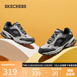 斯凯奇（Skechers）秋冬男鞋厚底增高老爹鞋软底舒适休闲鞋百搭运动鞋237145