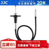 JJC 机械快门线 遥控 适用于索尼黑卡RX1R富士XE4 XT4 X100V XT20 X100T X100F XT5 XPRO2 XE3 XT30II TCR-40BK 线长40CM 黑色