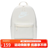 耐克NIKE男女双肩包 书包  HERITAGE  休闲包DC4244-104白 均码