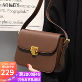 viney马鞍包牛皮包包女包轻奢腋下单肩斜挎包生日礼物高级感送女友老婆