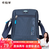 卡拉羊休闲运动包男单肩包多用斜挎包轻便潮流胸包CX4007藏青