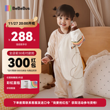 bebebus婴儿睡袋春秋冬恒温儿童睡衣四季通用暖宝宝pro分腿防踢被双层L码