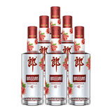 郎酒顺品郎红顺 白酒 兼香 45度 480ml*6 非原箱装 纯粮光瓶