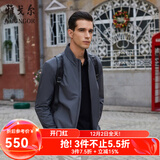 雅戈尔（YOUNGOR）单行政夹克男立领单茄克锦纶耐穿舒适透气男士上衣外套 VJJK409947DQA中灰 L 175/96A